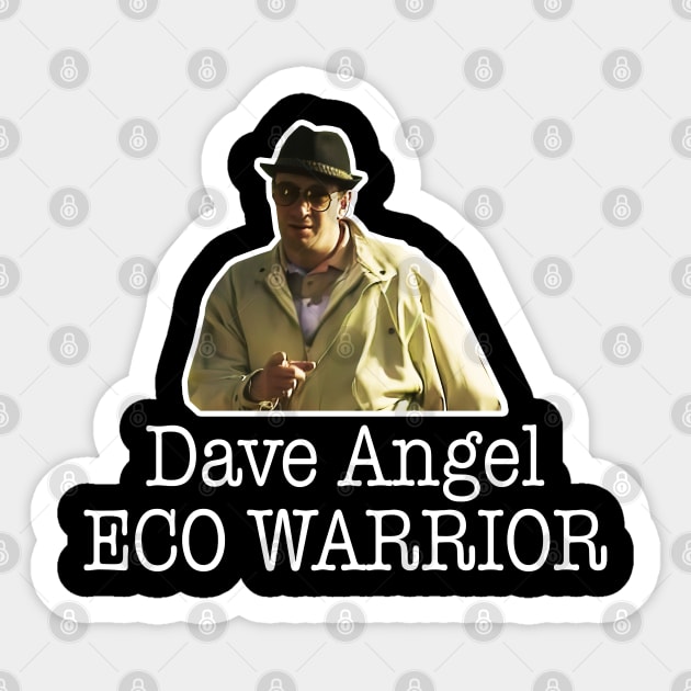 Dave Angel Eco Warrior Sticker by Meta Cortex